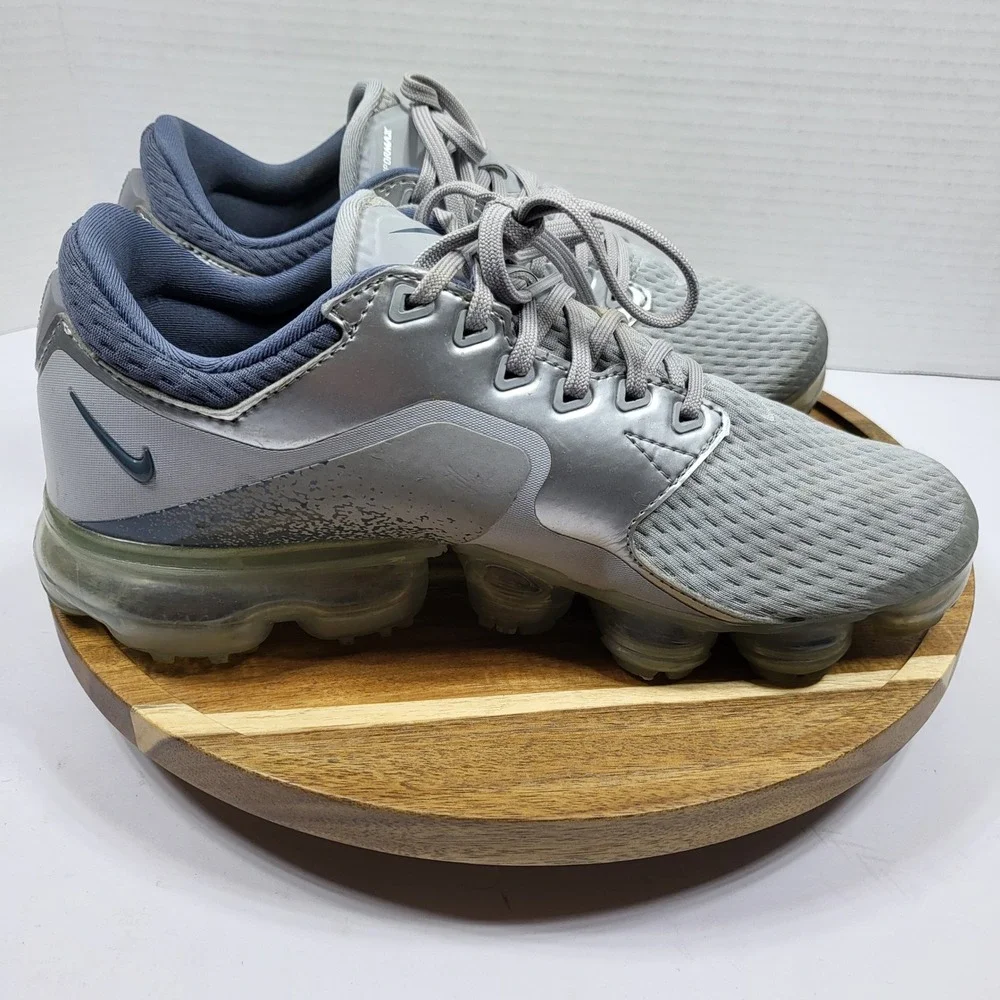 Nike Air VaporMax GS Wolf Grey Metallic Silver Youth‎ 6Y Women's 7.5 917963-006